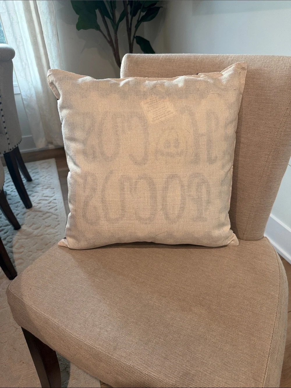 Hocus Pocus Halloween Accent Pillow - Orange and Black